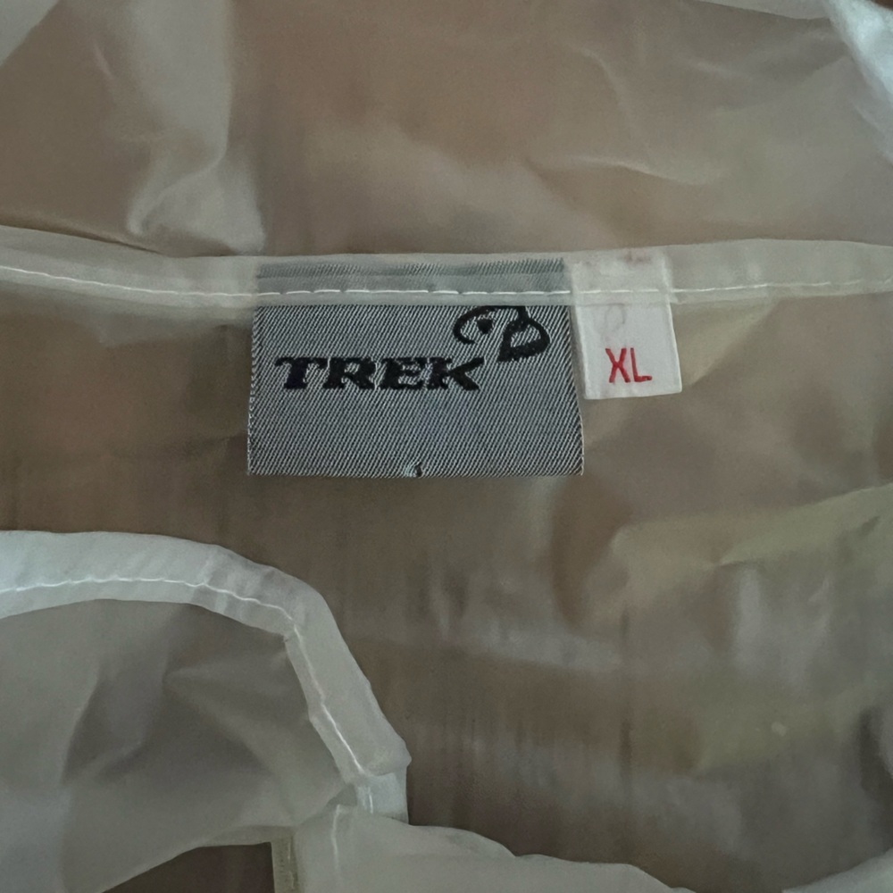 Trek Cycling Rain Jacket Clear Size XL - Picture 3 of 4